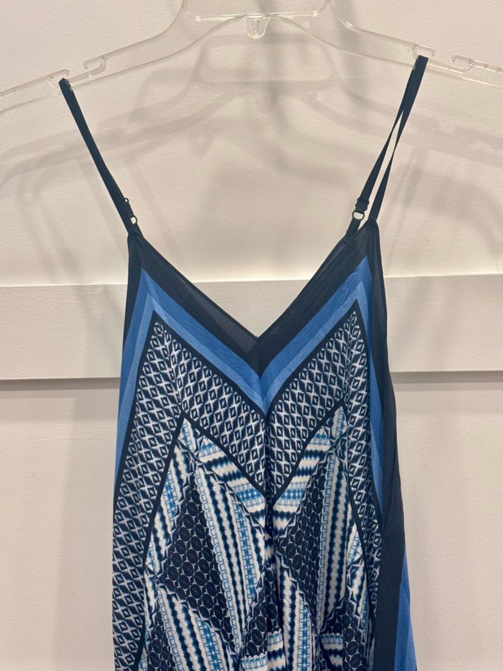 NIC+ZOE Blue Patterned Handkerchief Maxi Dress - Picture 2 of 4